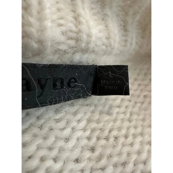 Jenni Kayne Natural alpaca wool Classic Sweater Size Large - Picture 8 of 13